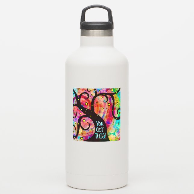 Fun Tree You Got This Whimsical Inspirational (Waterbottle)