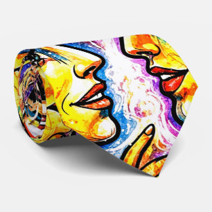 Fun Trendy Abstract Tie