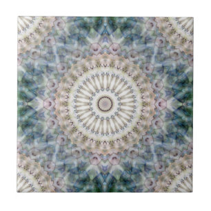 Fun Trippy Hippy Psychedelic Fractal Kaleidoscope Tile