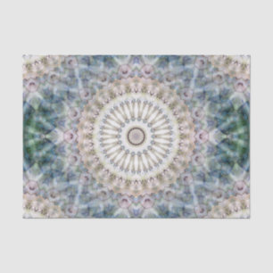 Fun Trippy Hippy Psychedelic Fractal Kaleidoscope Tissue Paper