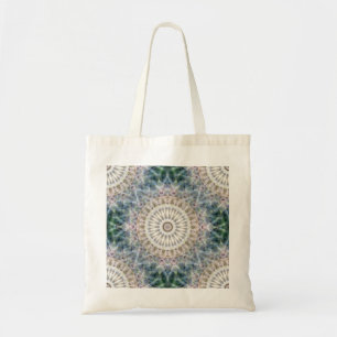 Fun Trippy Hippy Psychedelic Fractal Kaleidoscope Tote Bag