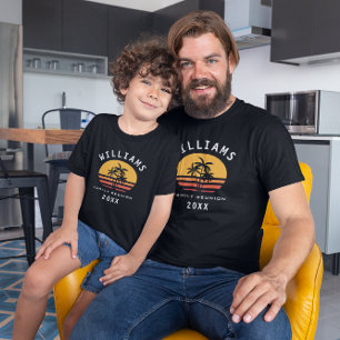 Fun Tropical Beach Family Reunion Summer Vacation T-Shirt