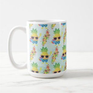 Fun Tropical Pattern Coffee Mug