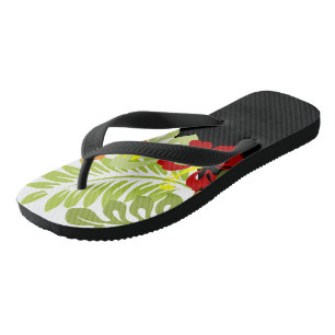 Fun Tropical Style Flip Flop Sandals