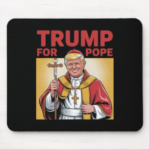 Fun Trump For Pope Gear Catholic Vatican Republica Mouse Mat