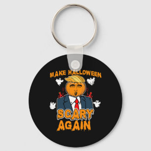 Fun Trump Halloween Make Halloween Scary Again  Key Ring