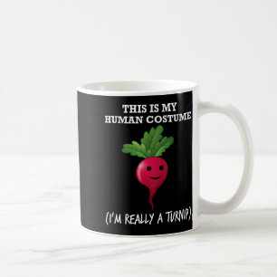 Fun Turnip Food Human Costume Coffee Mug