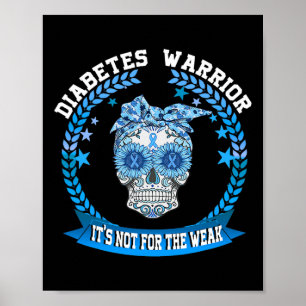 Fun Type 1 Diabetes Awareness Gift World Diabetes Poster