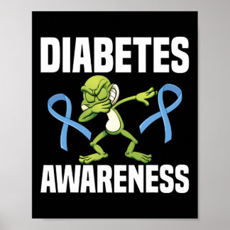 Fun Type 1 Diabetes Kid Boys Girls Diabetic Awaren Poster