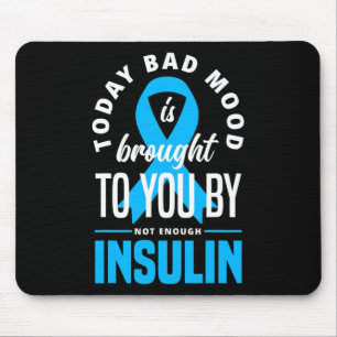 Fun Type One Diabetes T1D Warrior Fun Diabetes Mouse Mat