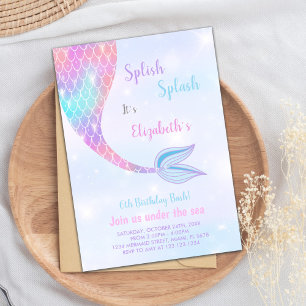 Fun Under the Sea Pool Party Invitation