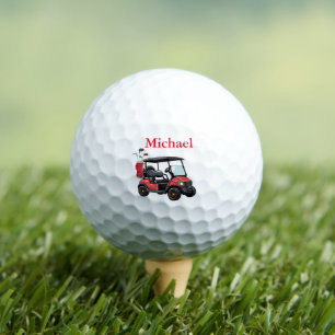 Fun Unique Custom Cart Name  Golf Balls