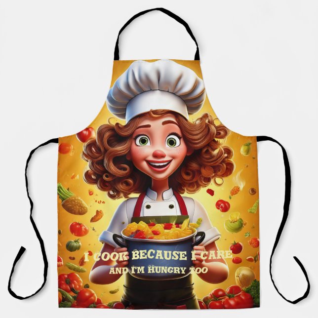 Fun & Unique Kitchen Aprons – Perfect Gifts (Front)