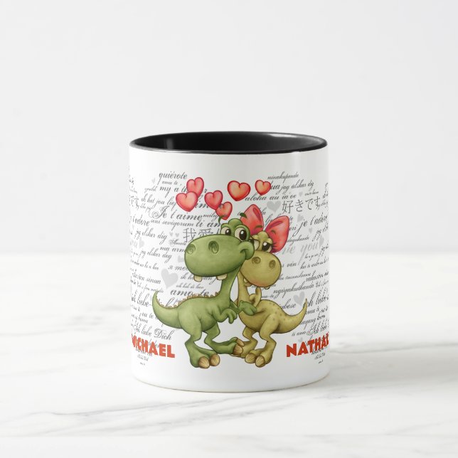 Fun Valentine's Day Customisable Gift Mugs (Center)