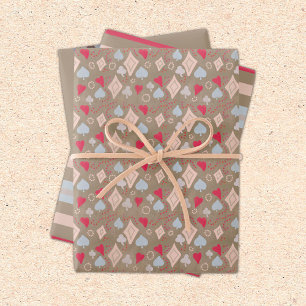 Fun Valentine's Day Variety Wrapping Paper Sheet