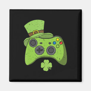Fun Video Game Console St Patricks Day Kids Gamers Magnet