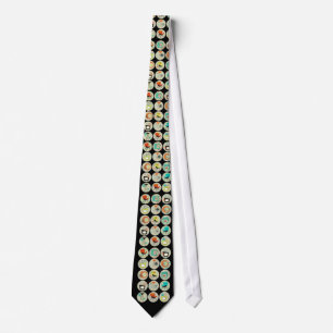 FUN Vintage 1950 Retro Home Collage Tie