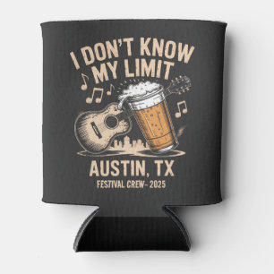 Fun Vintage Custom Austin Festival Crew Can Cooler