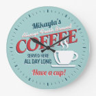 Fun Vintage Fresh Brewed Coffee Personalised