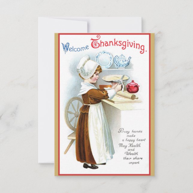 Fun Vintage Thanksgiving Turkey Friendsgiving Invitation (Front)