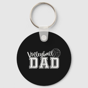 Fun Volleyball Dad Volleyball Father Player Lover  Key Ring