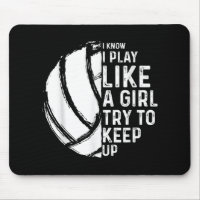Fun Volleyball Design Girls Women Youth Teen Sport