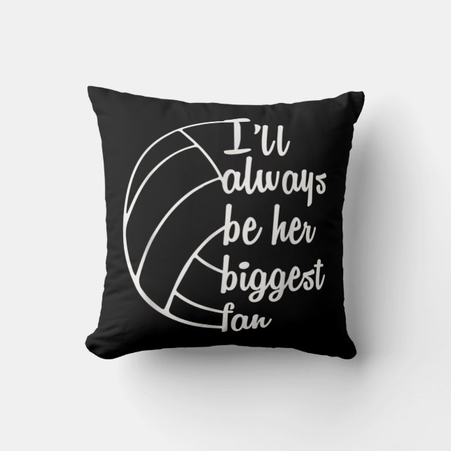 Fun Volleyball For Women Mum Dad Coach Volleyball  Cushion (Front)