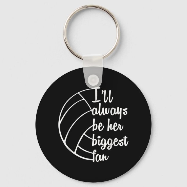 Fun Volleyball For Women Mum Dad Coach Volleyball  Key Ring (Front)
