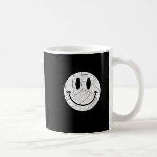 Fun Volleyball Mum Volleyball Vibes Smile Face Me Coffee Mug