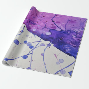 Fun Watercolor Artwork Wrapping Paper