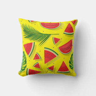 Fun Watermelon throw pillow/cushion sunshine vibes Cushion