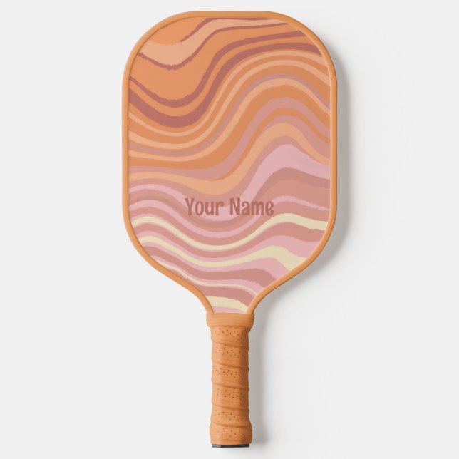 Fun waves pickleball paddle (Front)
