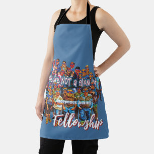 fun we are not a glum lot slogan apron 26c