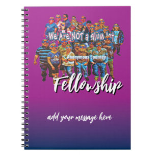 fun we are not a glum lot slogan journal 26c