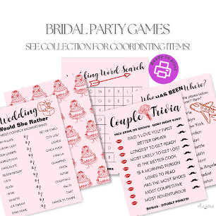 Fun Wedding Couple Trivia Game – Bride vs. Groom 