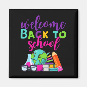 Fun Welcome Back To School Magnet