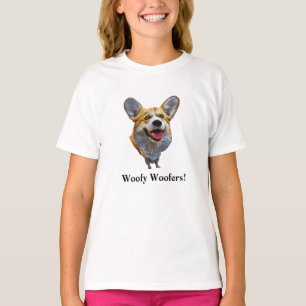 Fun Welsh Corgi Dog Girls T-Shirt