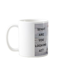 Fun What Are You Looking At Cat Coffee Mug
