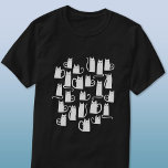 Fun White Cats T-Shirt<br><div class="desc">Cute little white kitty cat pattern,  perfect for animal and pet lovers. Original art by Nic Squirrell.</div>