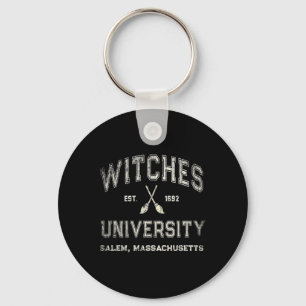 Fun Wiccan WITCHES UNIVERSITY Salem Massachusetts Key Ring