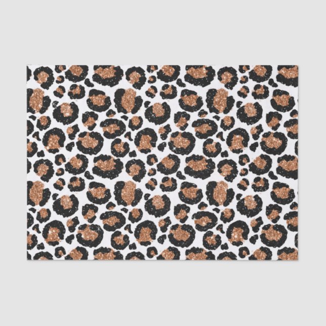 Fun Wild Cheetah Pattern Jungle Birthday Party Tissue Paper (Front)