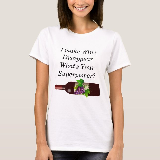 Fun Wine T-Shirt  (Front)