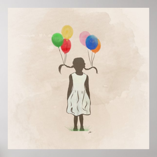 Fun With Balloons Poster (Front)