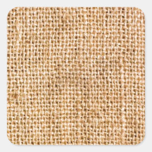Fun with Burlap Square Sticker