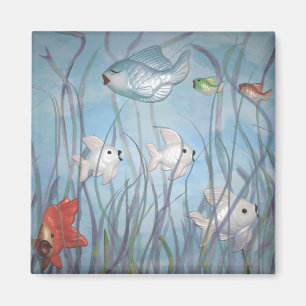 fun with chalkware fish magnet