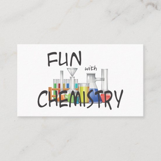 Chemistry Business Cards | Zazzle UK