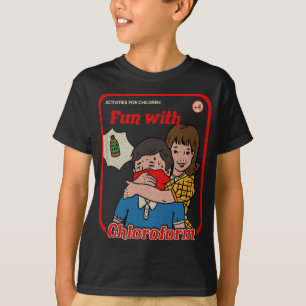 Fun With Chloroform Vintage Childgame Horror Goth  T-Shirt