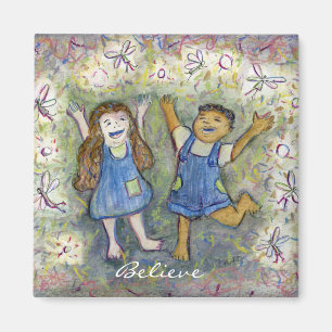 Fun with Fairies Art Custom Refrigerator Magnets