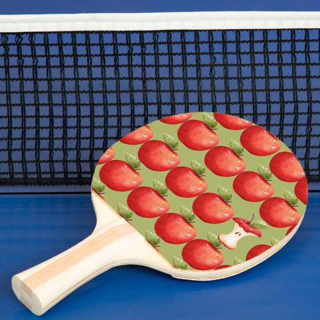 Fun with Fruit Red Apple Ping Pong Paddle (Insitu)