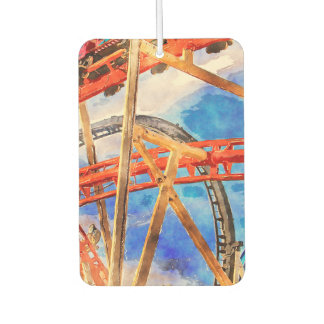 fun with roller coaster tote bag car air freshener